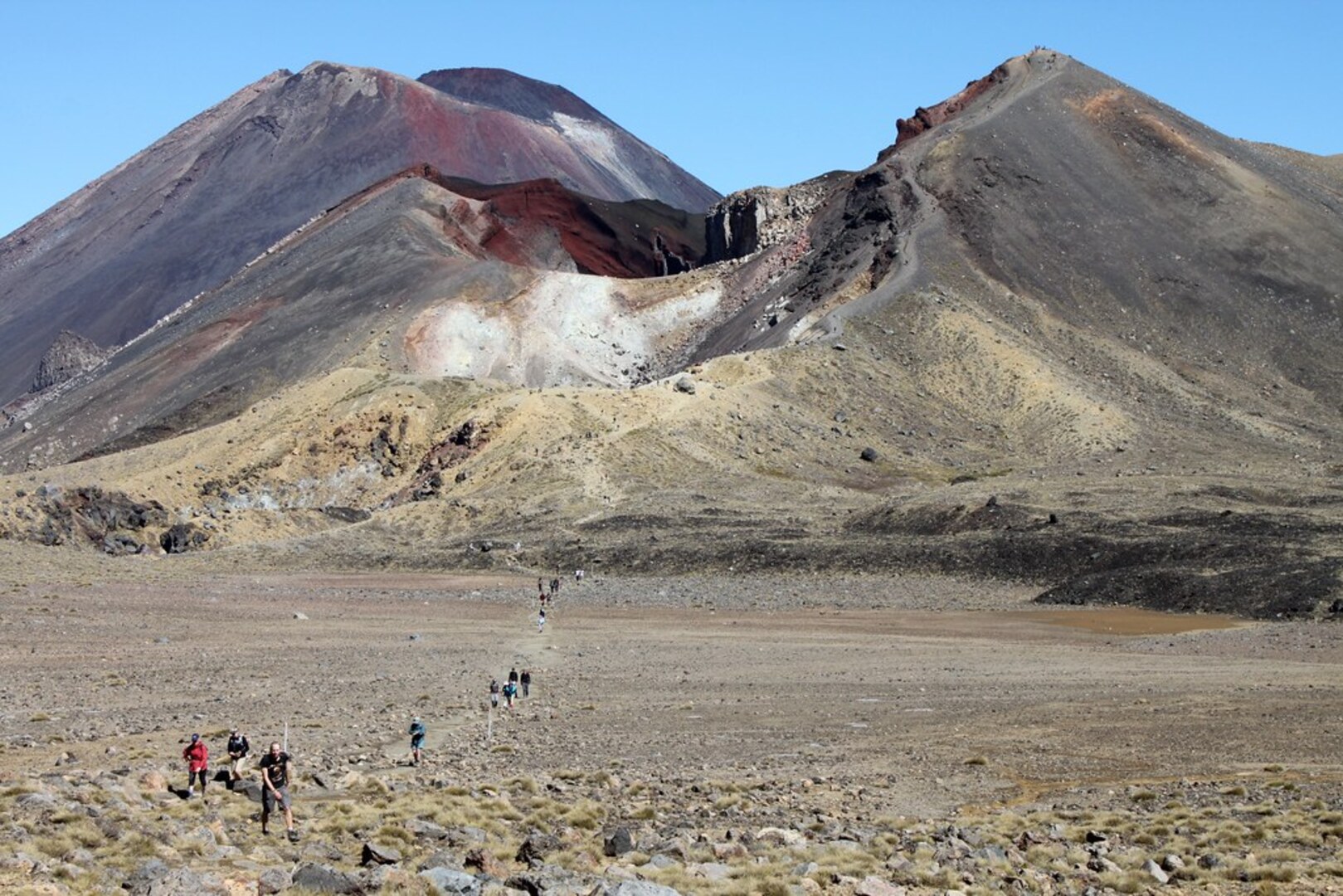 Hiking in Tongariro National Park